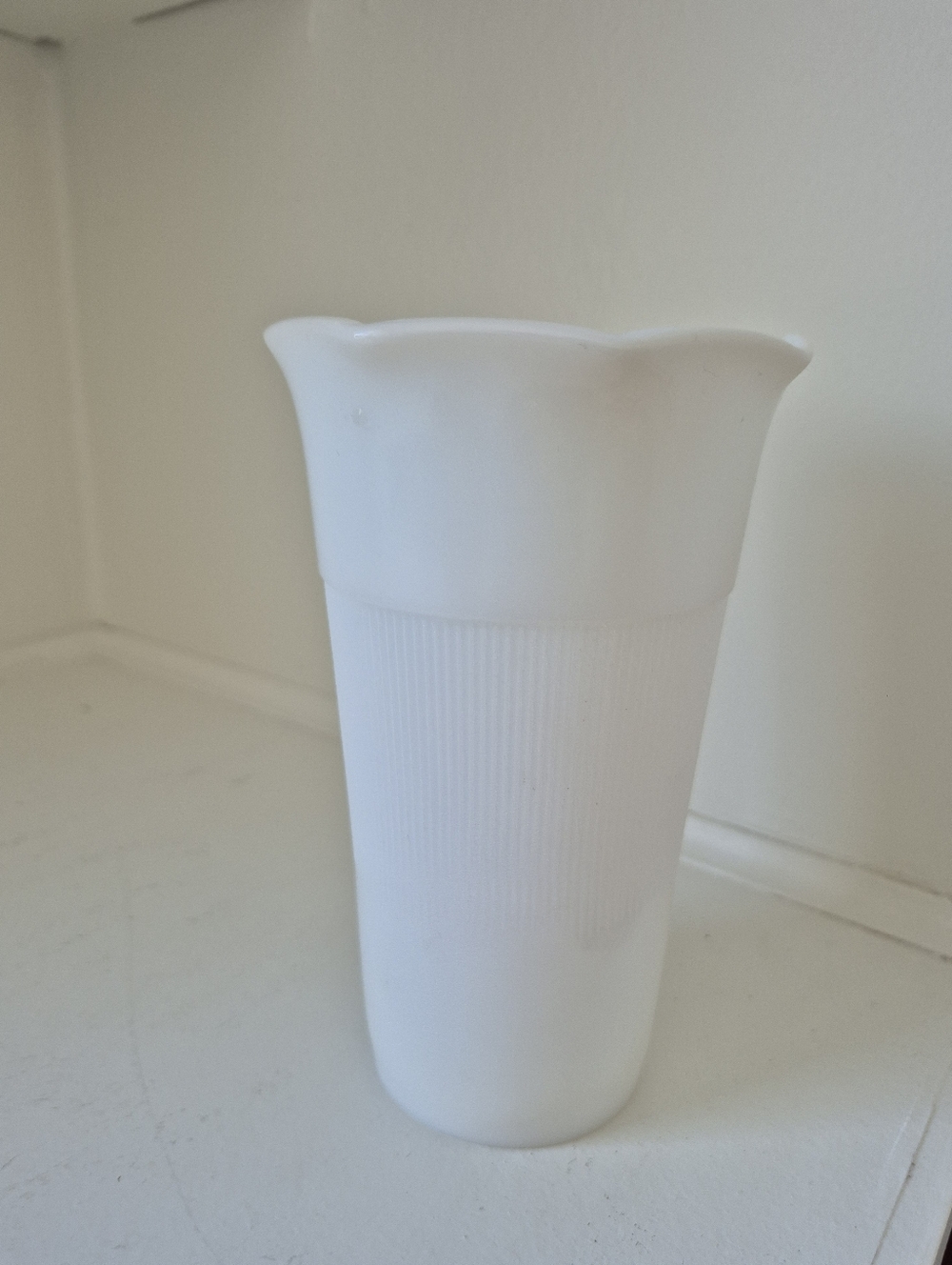 Vintage Milkglass Vase 7"